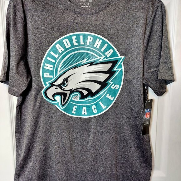 Philadelphia Eagles Men’s T-shirt NFL Team Apparel Gray Size M New - Picture 2 of 6